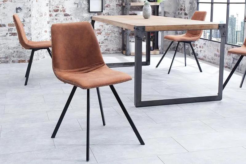 Amsterdam Retro vintage világos barna szék