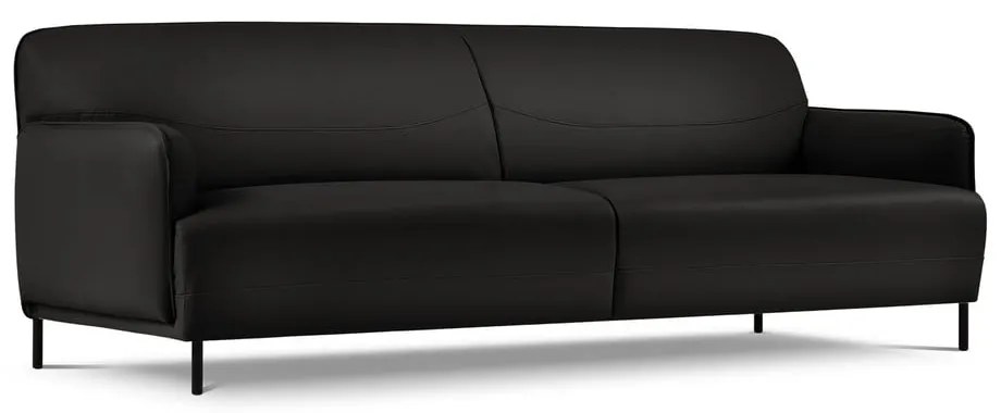 Neso fekete bőr kanapé, 235 x 90 cm - Windsor &amp; Co Sofas