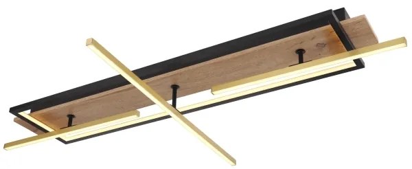 Globo 67296D2 - LED mennyezeti lámpa BEATRIX LED/48W/230V barna