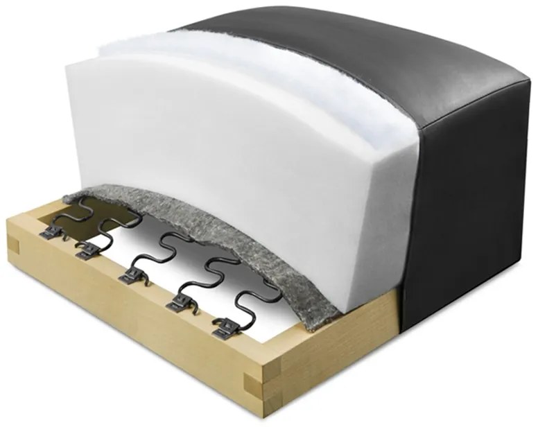 Lotulis Mini balos ágyazható sarokkanapé - krém vízlepergető szövet Blur 01