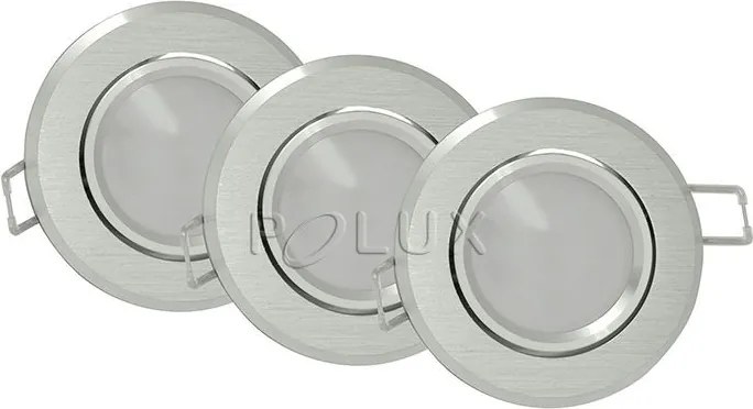 Polux SUN 305275 Beépíthető spotlámpa 1x3,5W/GU10 3000K 250LM IP20