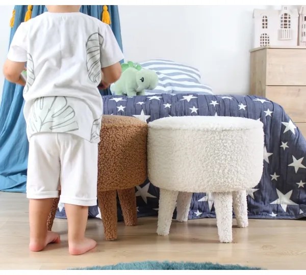 Puff PIXI, átmérő 38 cm, fehér