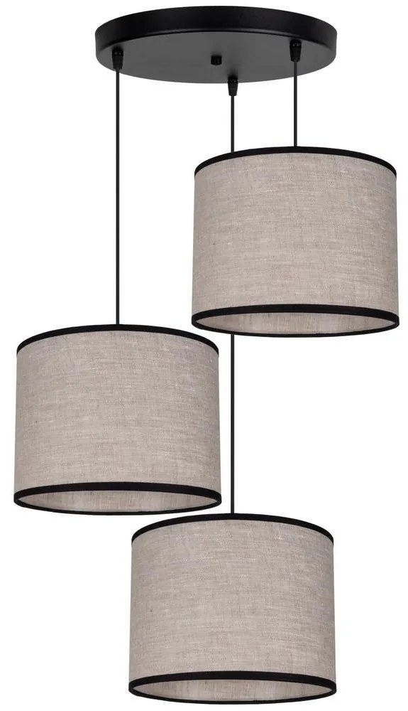 HEXE Csillár zsinóron NEXO 3xE27/60W/230V átm. 45 cm HX0208