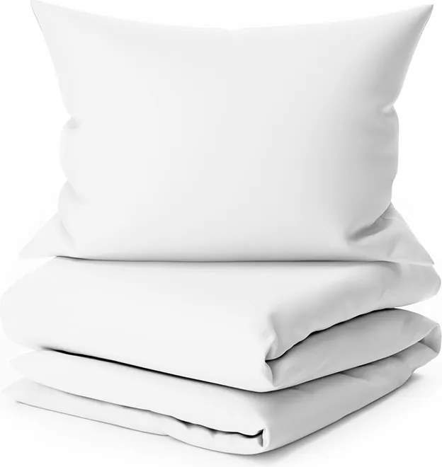 LUX fehér Bújtatós pamut ágyneműhuzat Ágyneműhuzat mérete: 70 x 90 cm | 140 x 200 cm