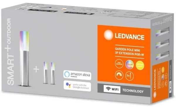Ledvance - Kiegészítő KÉSZLET 3x LED RGBW Kültéri lámpa SMART 3xLED/1,9W/230V Wi-Fi