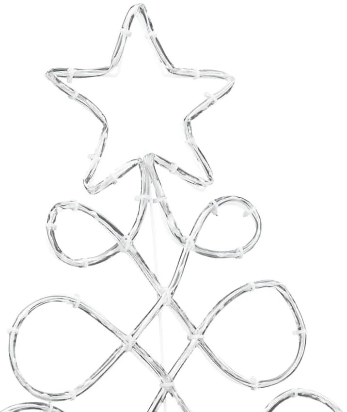 Karácsonyi Fa Forma Világítás Sokszínű 80 x 56 cm PVC