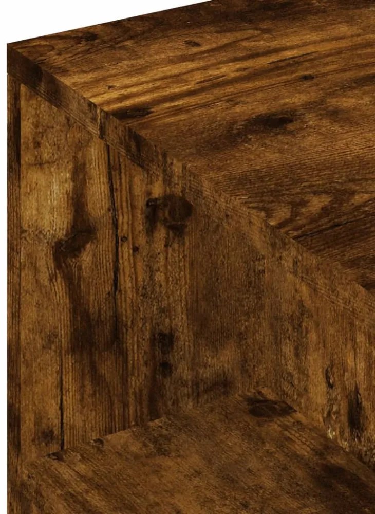 füstös tölgy színű szerelt fa TV-szekrény 102x34,5x43 cm