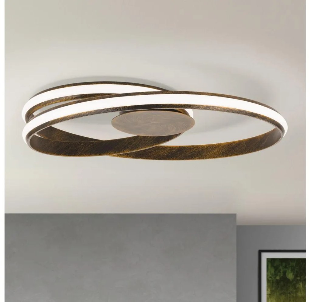 Orion DL 7-638-LED CIRCUS LED/30W/230V állítható barna mennyezeti lámpa