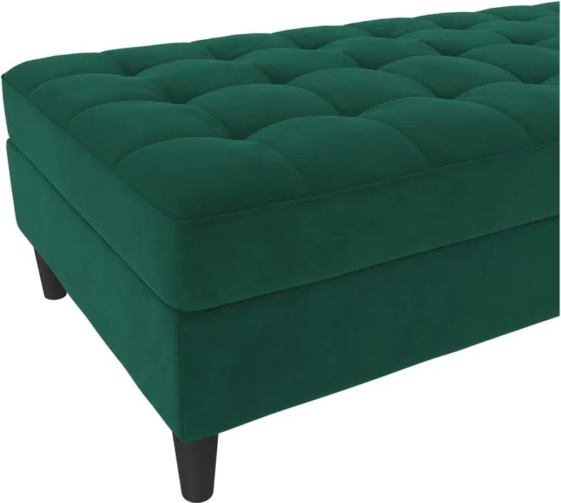 Zöld bársony lábtartó Presley – Støraa