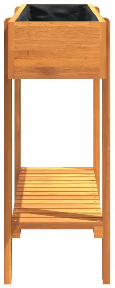 tömör akácfa kerti magaságyás 90 x 30 x 75 cm