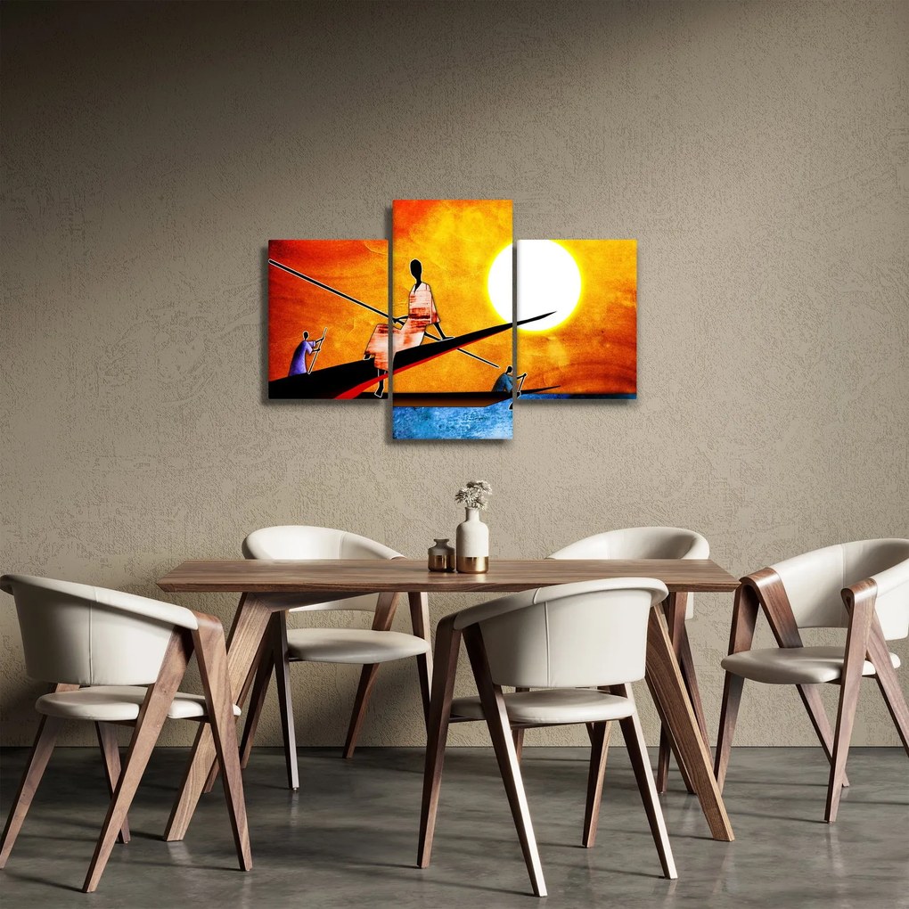 Egy korabeli ősi festmény képe (90x60 cm)