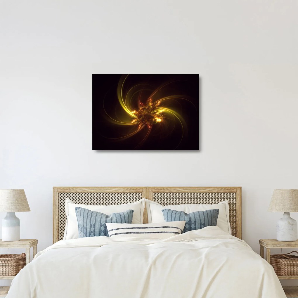Kép - absztrakt propellerek (üvegen) (70x50 cm)