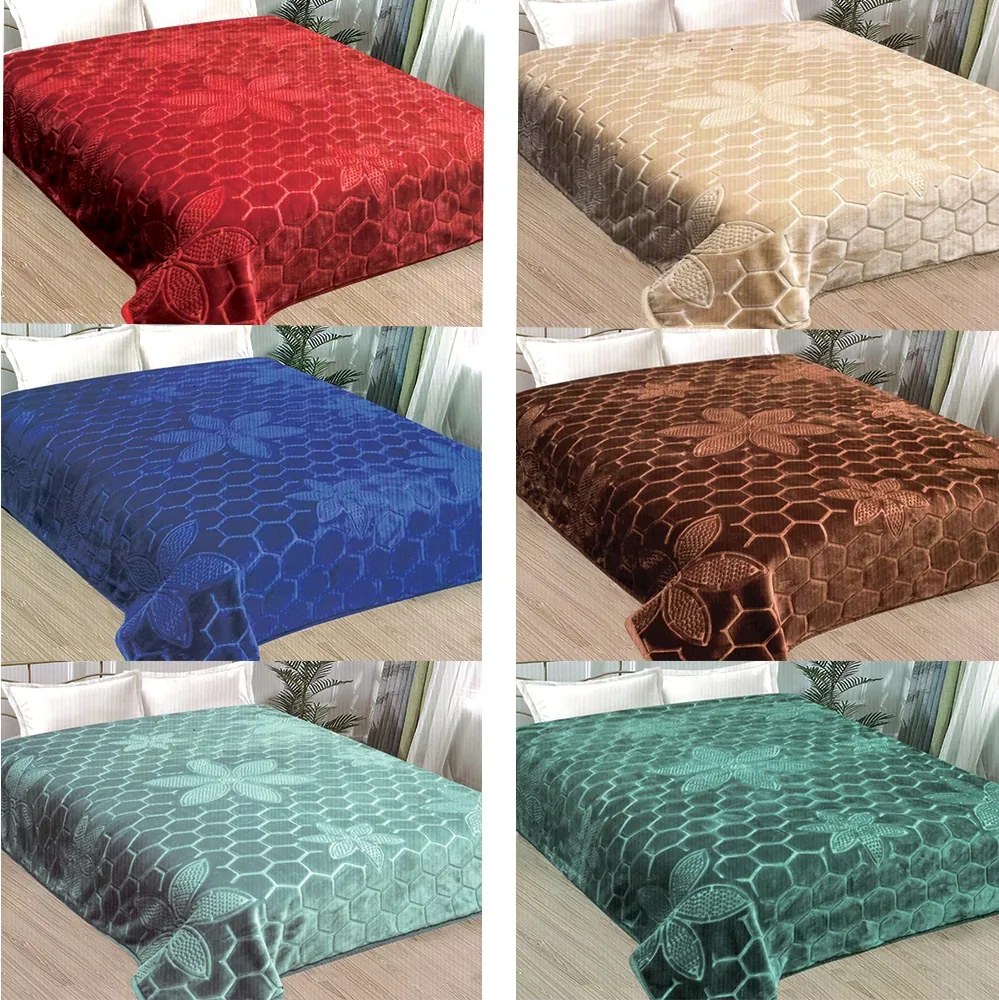 Akril Takaró 160x210 cm meleg pléd ágytakaró Bőrönd Mintaválaszték