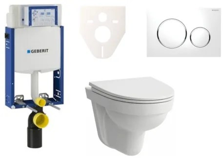 Fali WC szett Geberit befalazáshoz + Laufen Pro Nordic WC SIKOGE2H4