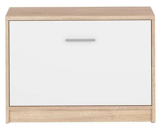 Cipőtároló (cipősszekrény) Nepo Plus 31 (szonoma tölgy + fehér) . 1098417