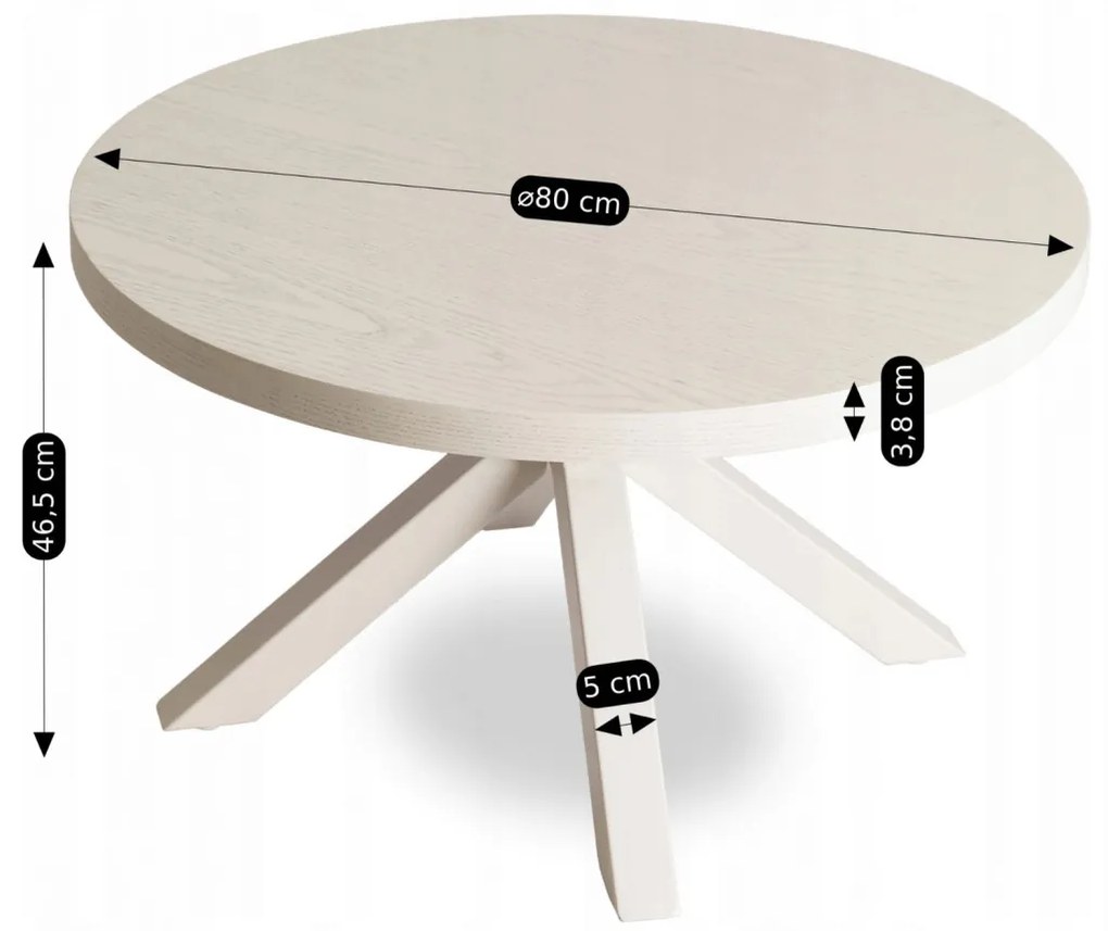 Stolik LINCOLN Beż/Kaszmir