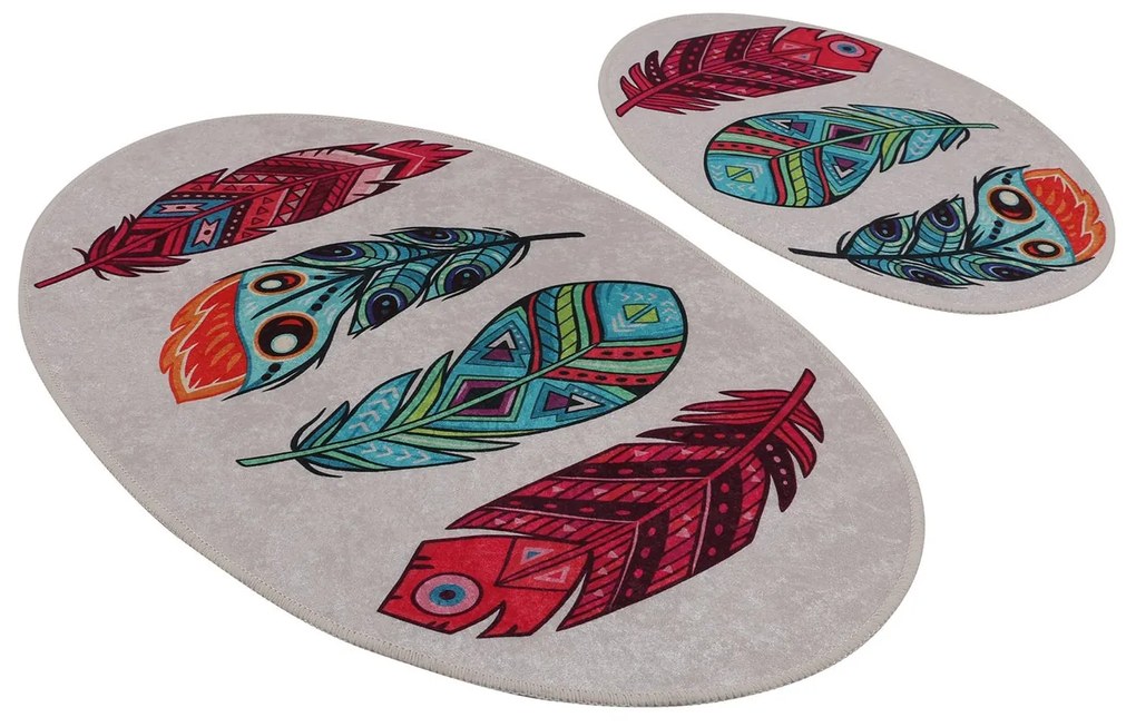 Fürdőszobaszőnyeg Szett (2 db) Feather Djt