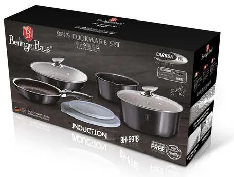 BerlingerHaus 9 részes edénykészlet Metallic Line Carbon Edition BH/6918