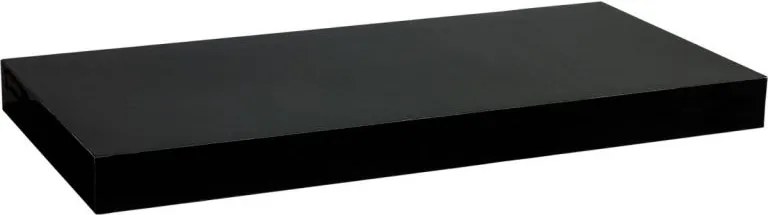 Fali polc STILISTA® Volato 70 cm - fekete fényes
