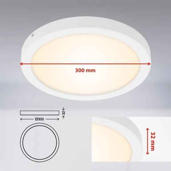 Briloner 7141-016 - LED Mennyezeti lámpa FIRE LED/21W/230V