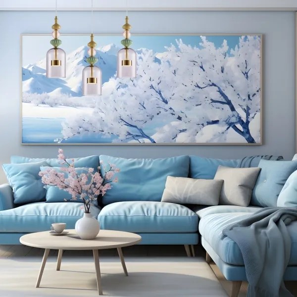 LED Csillár zsinóron ARTE LED/12W/230V átm. 13 cm réz