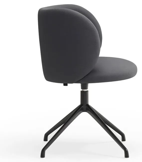 Sötétszürke kárpitozott étkezőfotel Mogi – Teulat