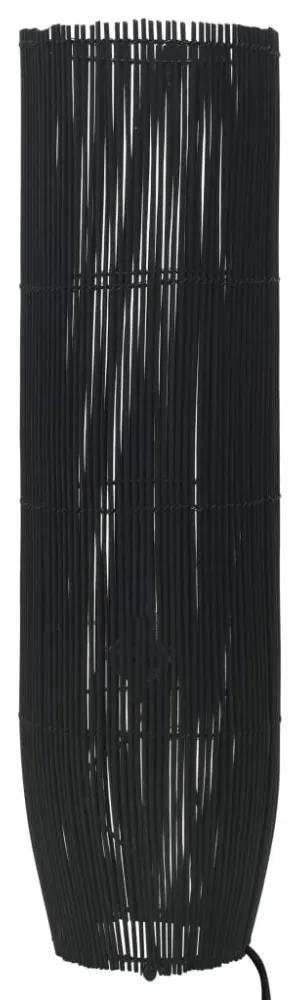 vidaXL fekete fűzfa állólámpa 52 cm E27