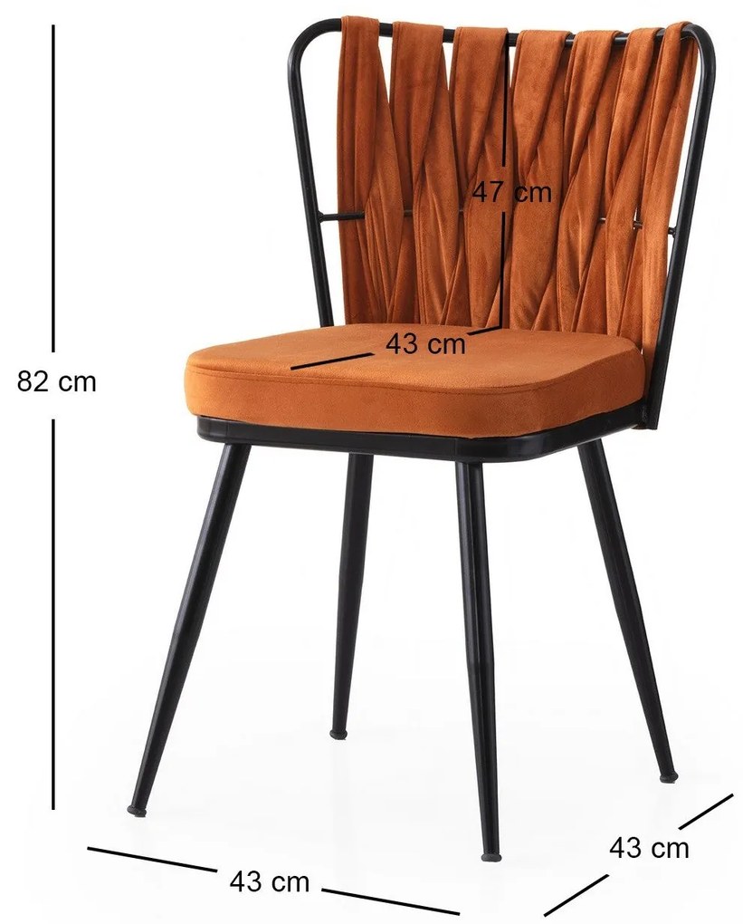 Étkezőszék szett (4 db) Kuşaklı - 224 V4