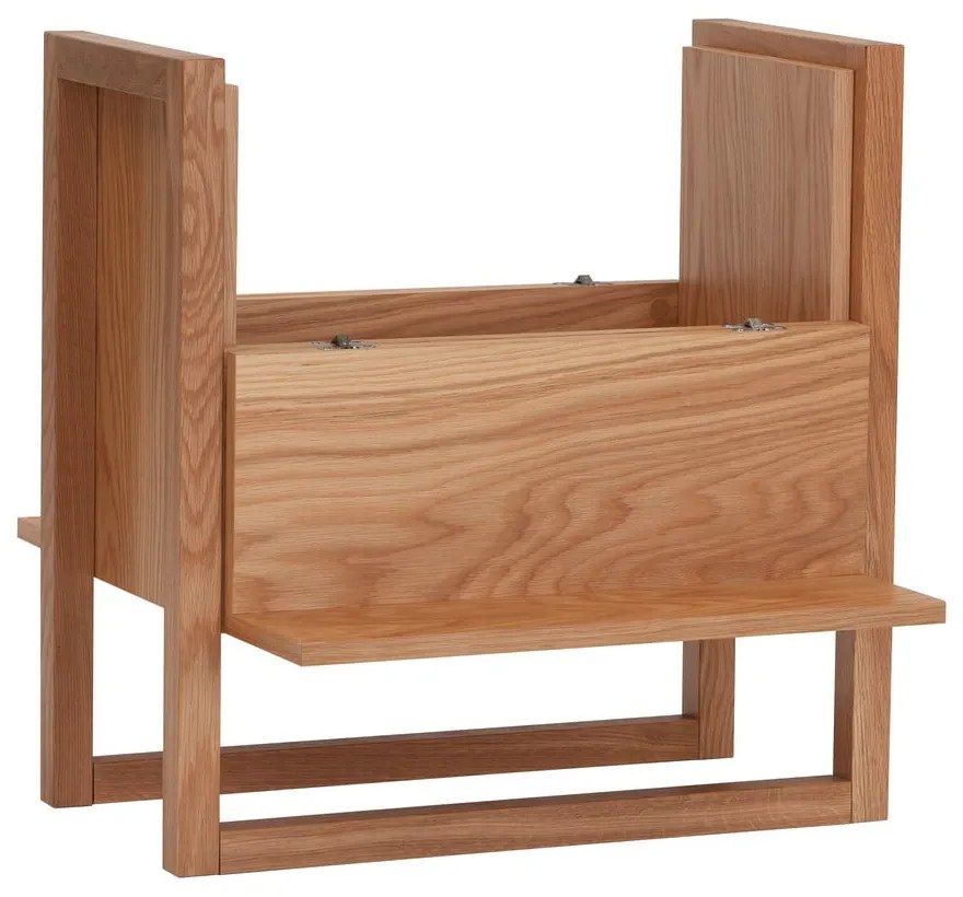 NewEst tölgyfa natúr színű bortartó szekrény 59x60 cm - Woodman