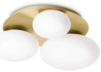 Ideal Lux - LED Mennyezeti lámpa NINFEA 3xGX53/9W/230V arany