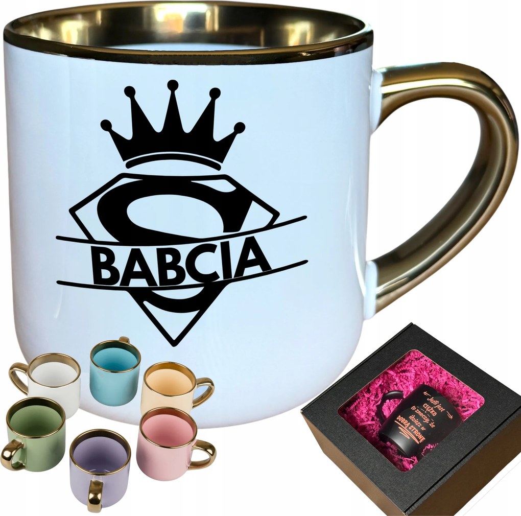 Nagymama napi ajándék bögre nagypapa mintával neki elegáns