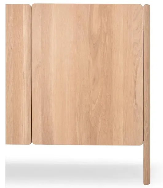 Natúr színű tölgyfa komód 220x85x42 cm Dvor – Gazzda