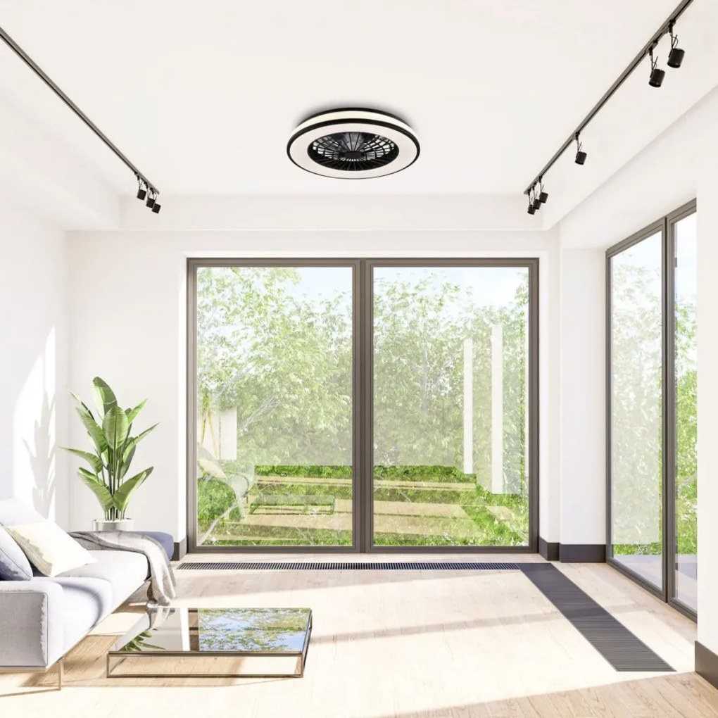 Polux KENYA 325808 Ventilátor 1x48W/LED 3000K-6000K 5300lm IP20