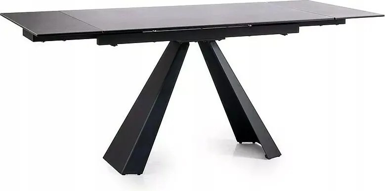 Salvadore Ceramic II asztal sötétszürke/fekete 120-180cm