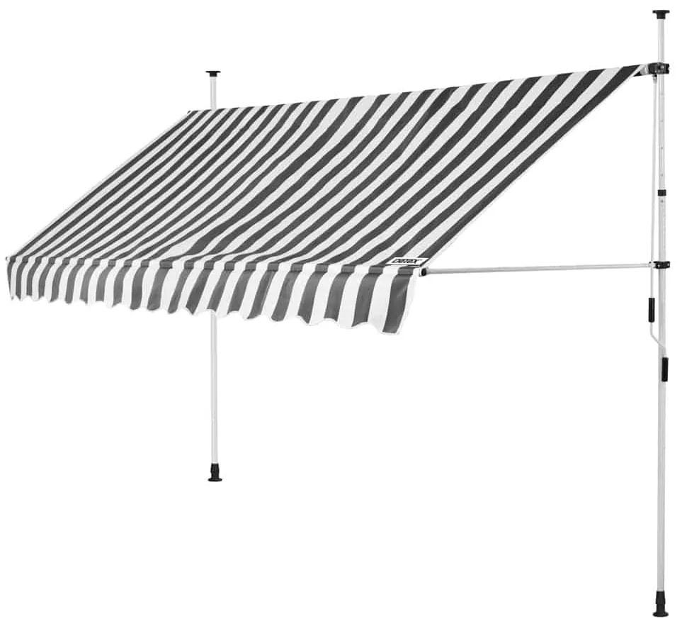 Detex® Napellenző fehér szürke - 400 cm