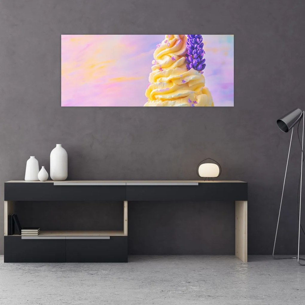 Kép - Levendulás fagylalt (120x50 cm)