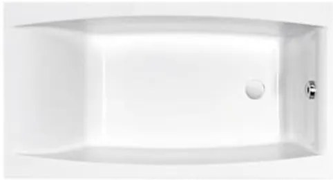 Cersanit Virgo akril kád 140x75cm + lábak, fehér, S301-047