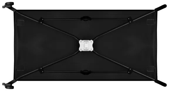 Lionelo - Utazóágy STEFI Black Carbon