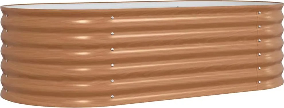 vidaXL Emelt Ágy Barna 160 x 80 x 44 cm Acél