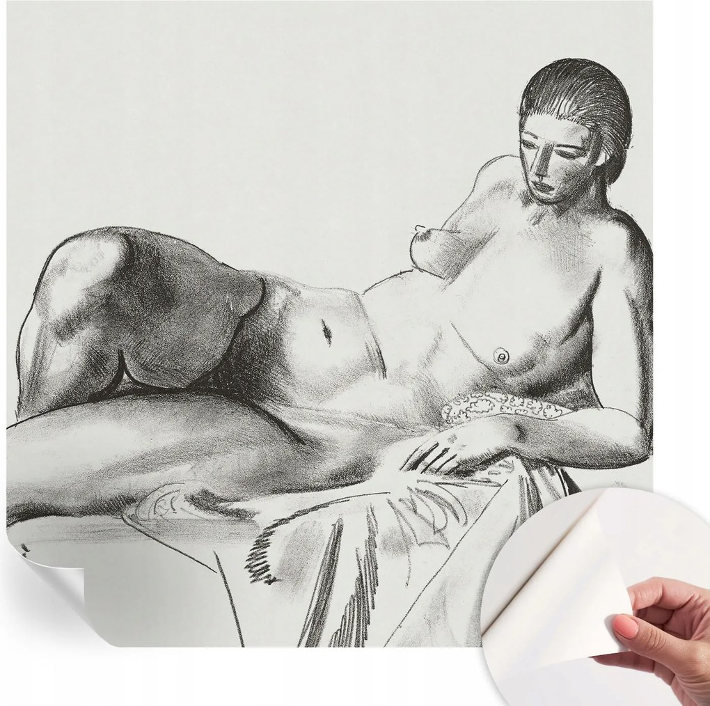 Design fali fotótapéta öntapadós művészi akt 250x250 cm