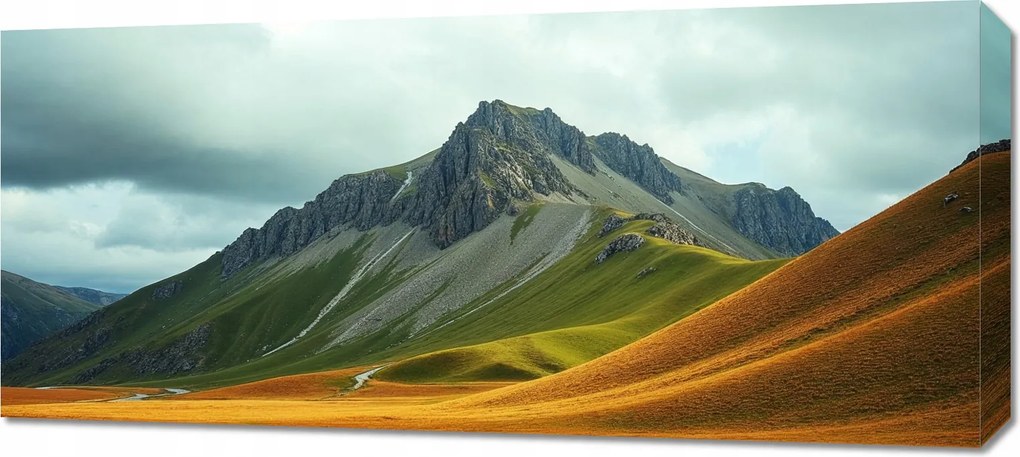 Vászonkép 90x40cm Hálószoba Nappaliba Panoráma Hegyek 2