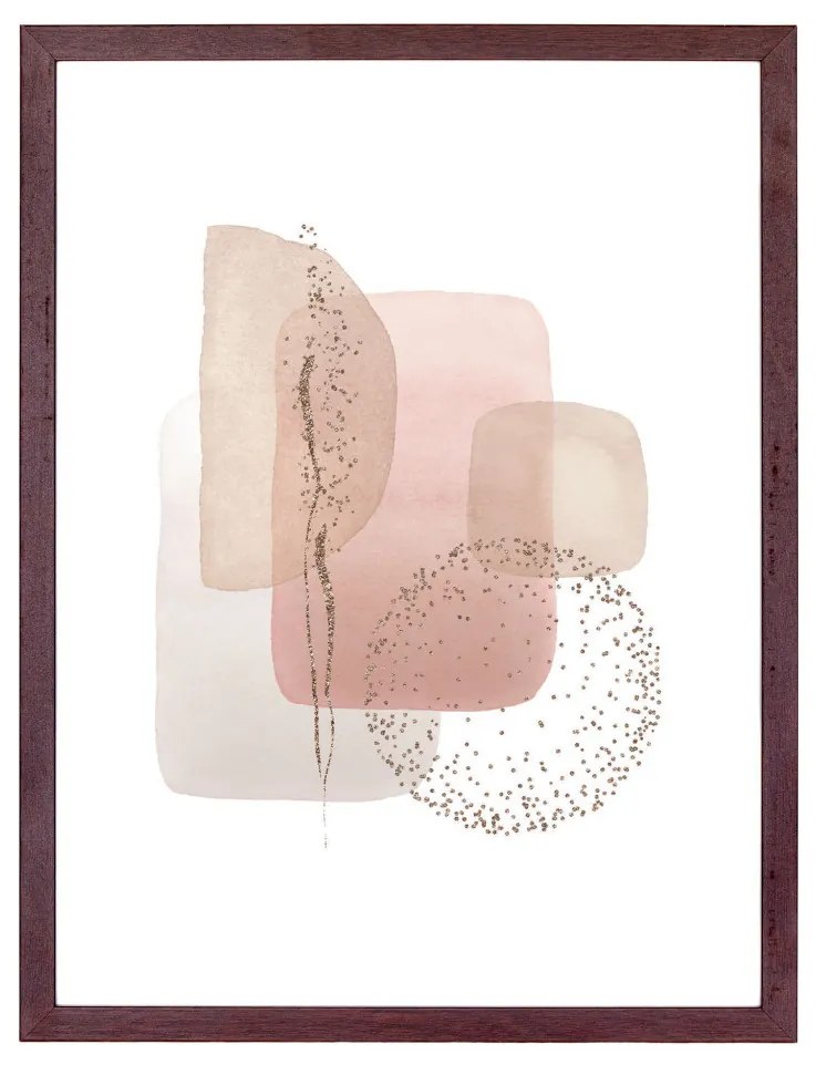 Aspen falikép szett, sötétbarna, 3 db