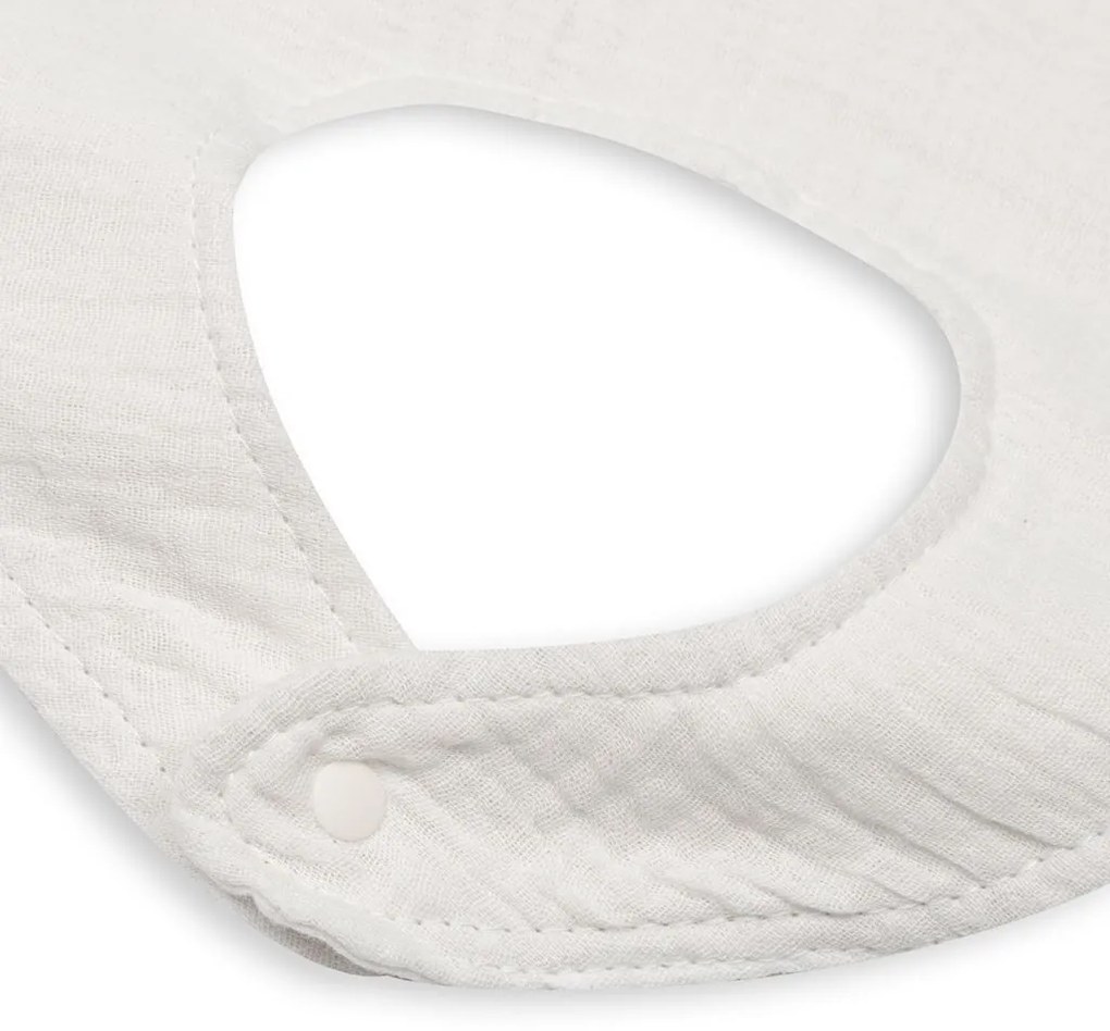 Muszlin baba előke New Baby white