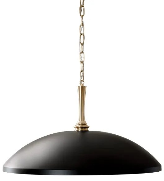 Kichler KL-DELAROSA-P-BK - Csillár láncon DELAROSA 1xE27/60W/230V fekete/réz