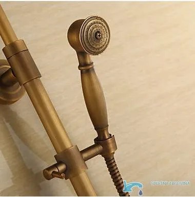 Zuhanypanel EYN TER1305 falon kívüli kivitelben, mosdócsapteleppel, antik bronz felülettel