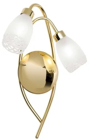 Orion - CARLA fali lámpatest 2xG9/28W/230V arany