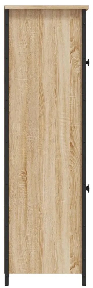sonoma tölgy szerelt fa magasszekrény 62 x 32 x 106,5 cm