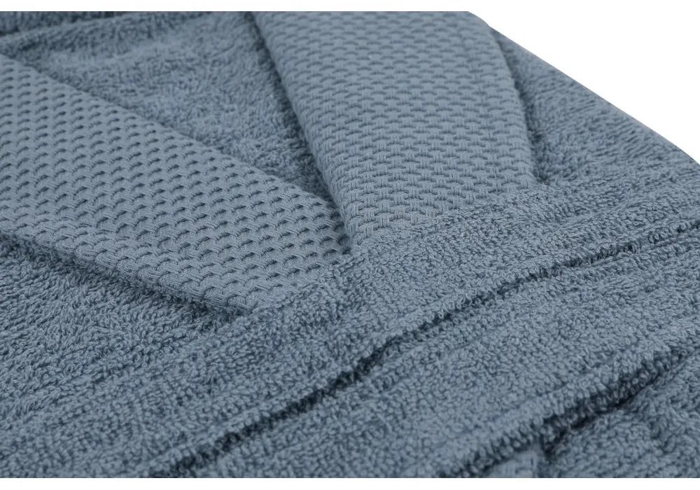 Kék pamut fürdőköpeny S Cappa – Foutastic