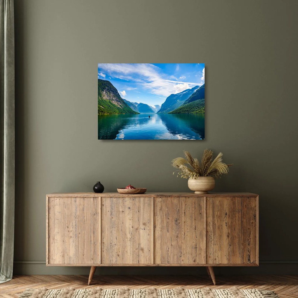 Üveg kép - Lovatnet-tó (70x50 cm)