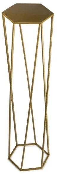 Virágállvány 100x24 cm arany színben